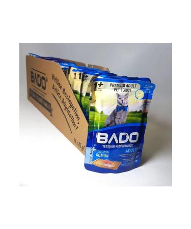 Bado Adult Wet Cat Food Salmon 85 Gr. X 24 Pieces
