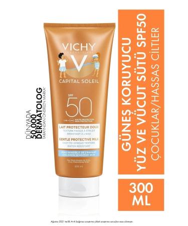 Vichy Nourishing Sun Cream Spf50+ 300 Ml GHair360 Protects Skin from Sun Rays All Day Long