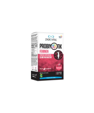 Zade Vital Zade Feminine Probiotic Food Supplement 30 Capsules