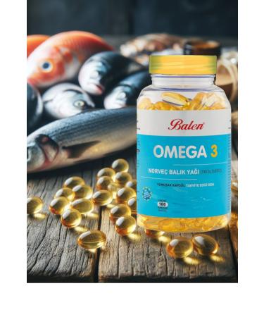 Balen Omega 3 Norwegian Fish Oil (Trigiliceride) Softgel 1380 Mg*100 - Buy Online on GoSupps.com