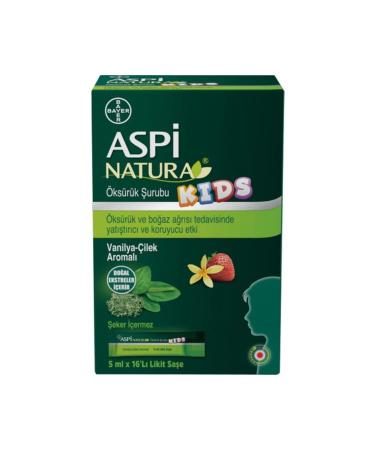Bayer Aspi Natura Syrup Cherry-Lemon Flavored 120ml
