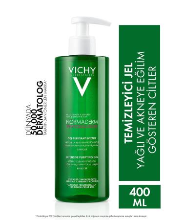 Vichy Soothing and Purifying Cleansing Gel For Oily and Acne-Prone Skin 400 ml GHair1362