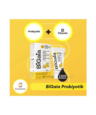 Bigaia Vitamin D Probiotic Drops 10 ml