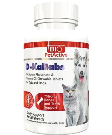 Bio PetActive Bio Pet Active D-kaltabs Calcium Tablets for Cats and Dogs 84 Tablets
