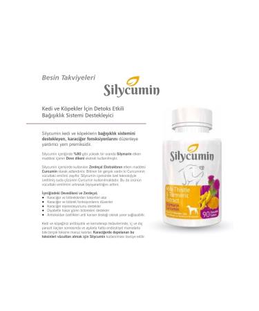 Bio PetActive Pet Active Silycumin Turmeric and Milk Thistle Tablets for Dogs 90 Pieces 135 Gr