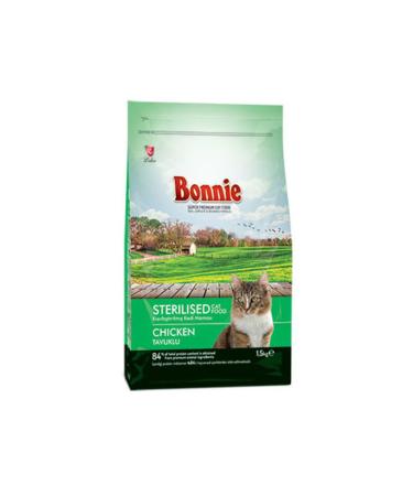 Bonnie Adult Sterilized Cat Food Chicken 1.5 Kg