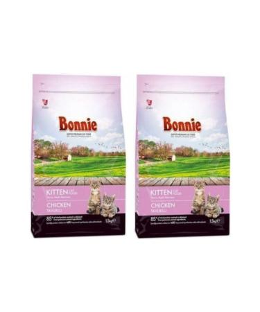 Bonnie Chicken Kitten Food 1.5 Kg X 3 Pieces