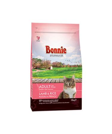 Bonnie Lamb Rice Cat Food 1500 gr 8 Packs
