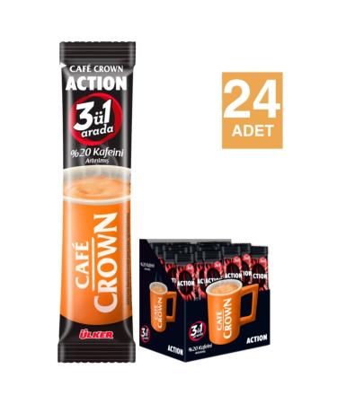 Cafe Crown 3 in 1 Action 18 Gr X 24 Pieces