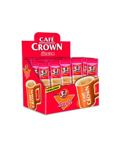 Cafe Crown 3 in 1 Plain 17.5 Gr. x 40 Pcs