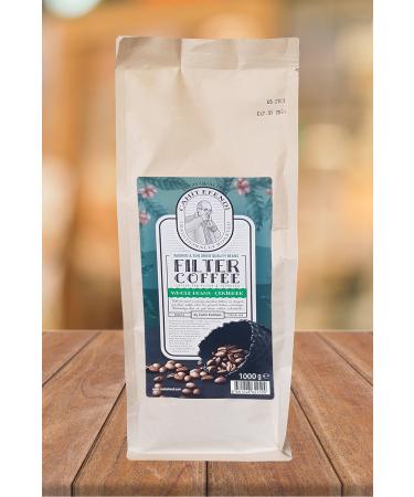 Cahit Efendi Coffees Unground Beans 1000 Gr. For Filter and Espresso