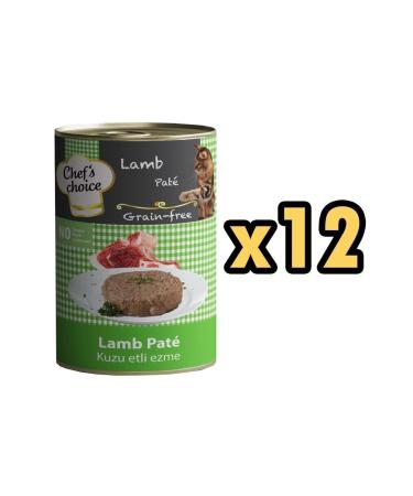 Chefs Choice Chef's Choice Grain-Free Lamb and Rice Paste Dog Canned Food 400 gr X 12 Pieces