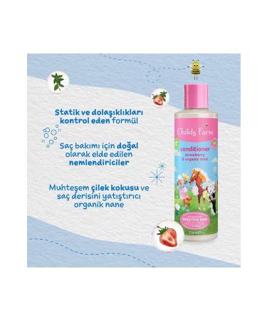 Childs Farm Strawberry and Organic Mint Children's Hair Cream 250ml - Buy Online on GoSupps.com