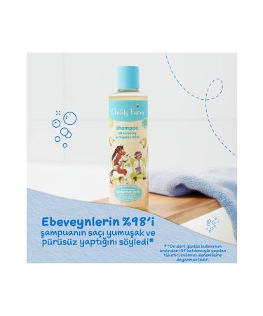 Childs Farm Strawberry and Organic Mint Children's Shampoo 250ml - Buy Online on GoSupps.com