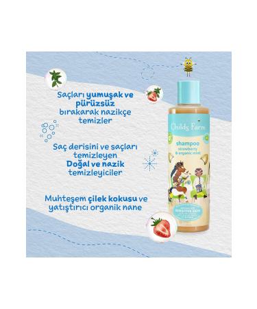 Childs Farm Strawberry and Organic Mint Children's Shampoo 250ml - Buy Online on GoSupps.com