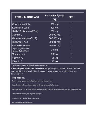 Colladay 90 Tablets Glucosamine Collagen Complex Containing Supplementary Food - Buy Online on GoSupps.com