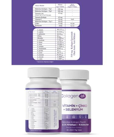 Collagen Life 5 Types Collagen & Bromelain Tablet Set - Buy Online on GoSupps.com