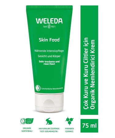 Weleda Skin Food Moisturizing and Nourishing Organic Care Cream 75 ml - For Very Dry and Dry Skin
