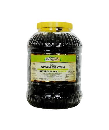Dalg o lu Black Olives Less Salty Hard Large Fleshy Jumbo Luxury 3000 cc