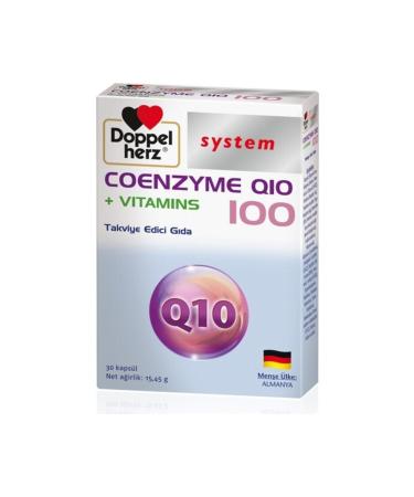 Doppelherz Coenzyme Q10 + Vitamins 100 Mg 30 Capsules