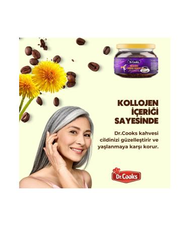 Dr Cooks Collagen Chicory Coffee Detox Diet Coffee Coffee 1 Month - (60 USES) Net 150gr - Buy Online on GoSupps.com