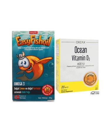 Easy Fishoil Easyfishoil Omega 3 Chewable 30 Gel Tablets - 2 Pieces