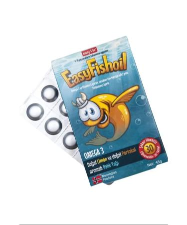 EASYVIT Easyfishoil Omega 3 30 Chewable Gel