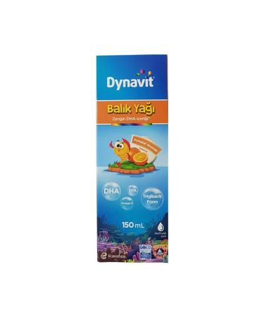 Dynavit Fish Oil Syrup Orange Flavored 150 Ml