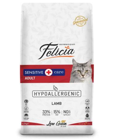 Felicia Hypoallergenic Low Grain Lamb Adult Cat Food 12 Kg
