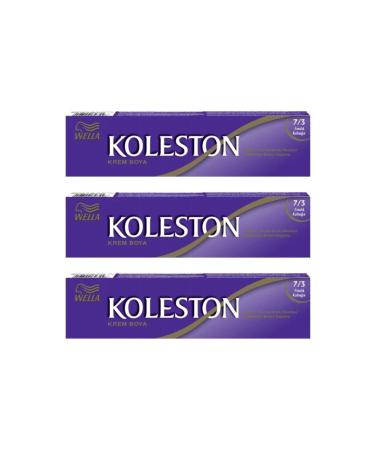 Wella Tube Paint 50 Ml - 7.3 Hazelnut Shell 3 Pieces