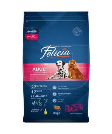 Felicia Lamb Adult Dog Food 3 Kg