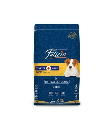 Felicia Low Grain Hypoallergenic Lamb Meat Small Breed Puppy Food 3 kg