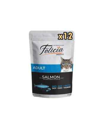 Felicia Salmon Sterilized Cat Food 12 Kg - Buy Online on GoSupps.com
