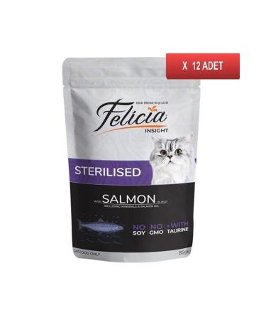 Felicia Salmon Sterilized Cat Food 2 kg x 2 Pieces