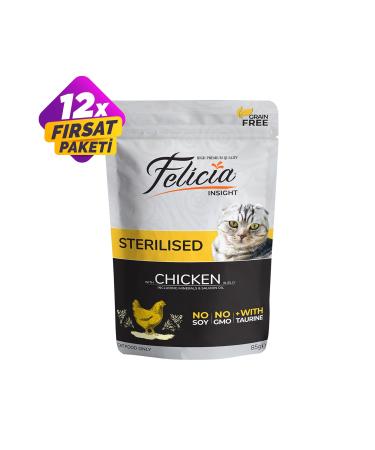 Felicia Salmon Sterilized Cat Food 1 Kg