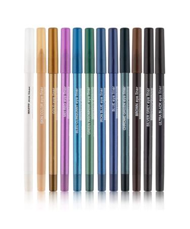 WENOLG 12 Color Neon Oil Eyeliner Set - Buy Online on GoSupps.com