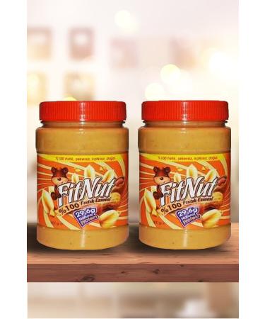 FitNut Natural Peanut Butter 800 gr X 2 pieces 1600 gr