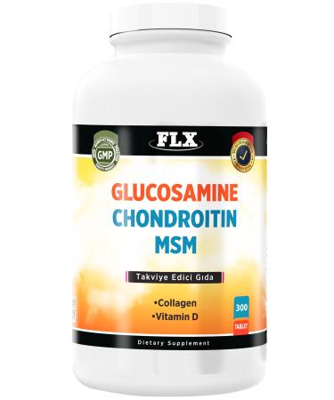 FLX Glucosamine Chondroitin Msm 300 Tablets Glucosamine Chondroitin Msm Collagen Vitamin D