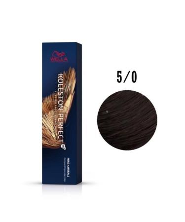 Wella Koleston Perfect Me+ 5/0 Pure Naturals Super Permanent Hair Dye 60Ml KeyProduct259