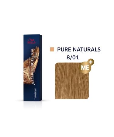 Wella Koleston Perfect Me+ 8/00 Light Natural Blonde Defined Vibrant Permament Hair Color Cream 60ml