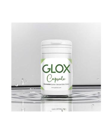 GLOX Bromelain Extract Strengthened Metabolism Revitalizing Detox Capsules 30 Pieces