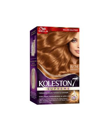 Wella Koleston Supreme Hair Dye 8/74 Mystery Brown - Buy Online on GoSupps.com