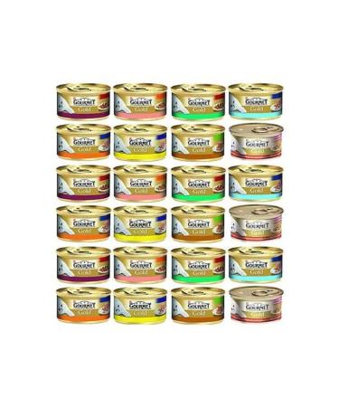 Gourmet Gold Minced Mixed Cat Food 85 Gr X 24 Pieces