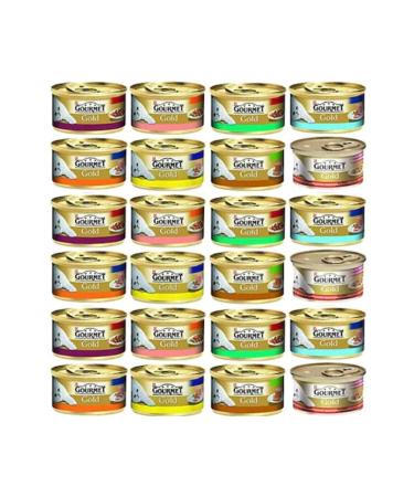 Gourmet Gold Mixed Piece Meat Cat Food 85 Gr x 24 Pieces