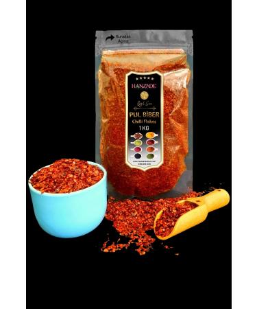 Hanzade Herbal Chili Pepper Fine Medium Hot 1 Kg