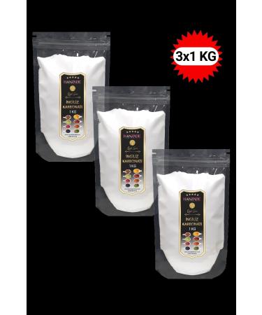 Hanzade Herbal English Sodium Bicarbonate 1 Kg x 3 Pieces Food Type No Additives