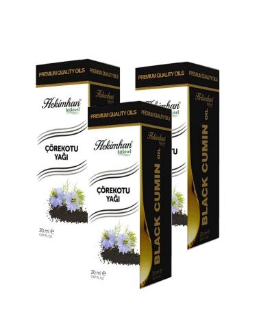 hekimhan herbal black cumin oil 20 ml 3 pieces