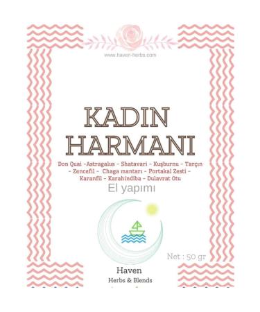 Haven Herbs & Blends Women's Blend - Special Mix Natural Herbal Tea 50 Gr