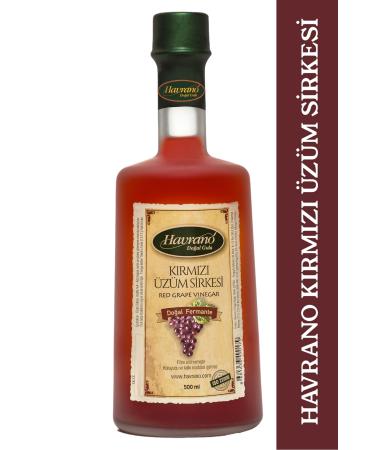 Havrano 0 Natural Fermented Red Grape Vinegar 500 Ml
