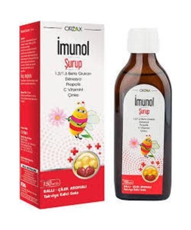IMUNOL Imunol Syrup 150ml Ocean Fish Oil Syrup Orange Flavored 150ml